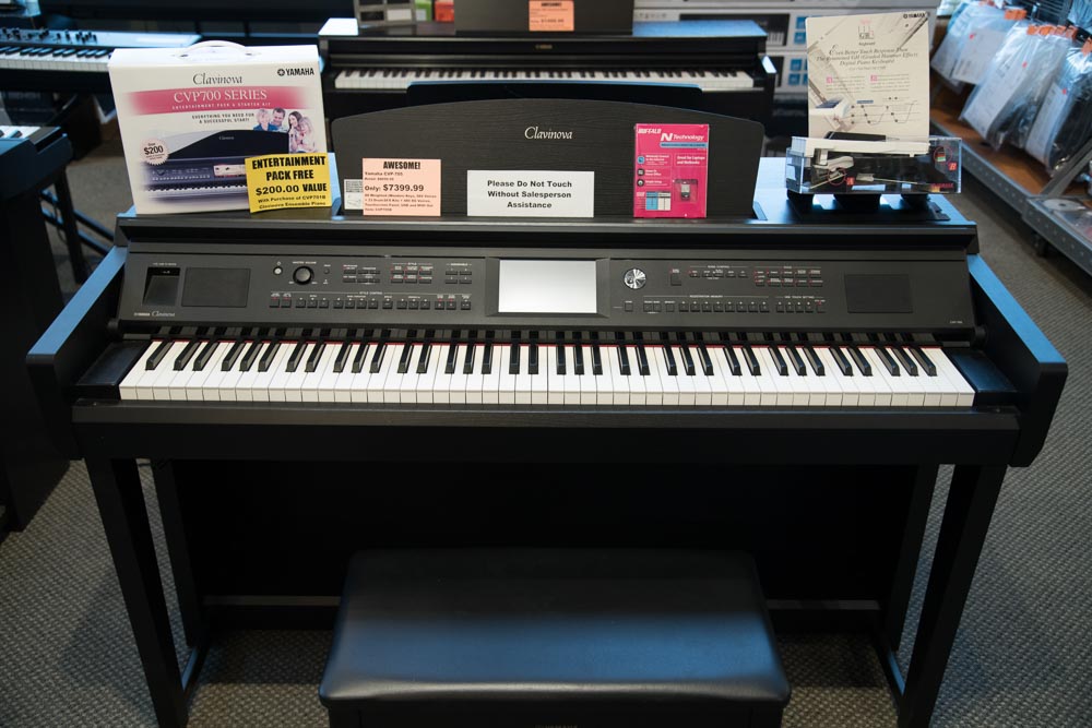 Yamaha Clavinova Digital Pianos.
 (Prices subject to change due to inflation.)